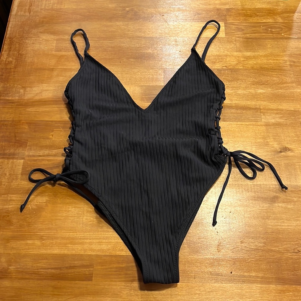 Black ZARA one piece suit